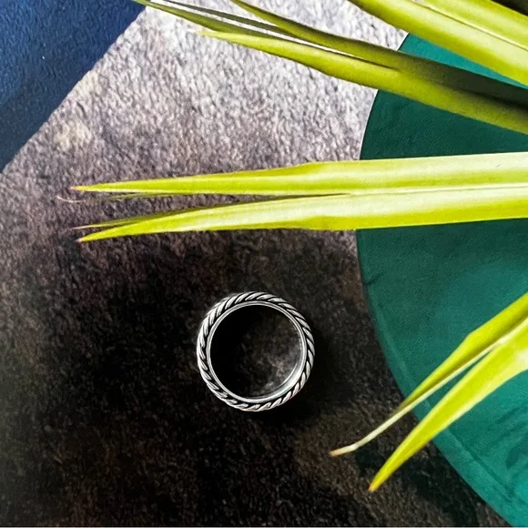 DAVID YURMAN Cable Collectibles® Stack Ring Sterling Silver - Picture 2 of 14